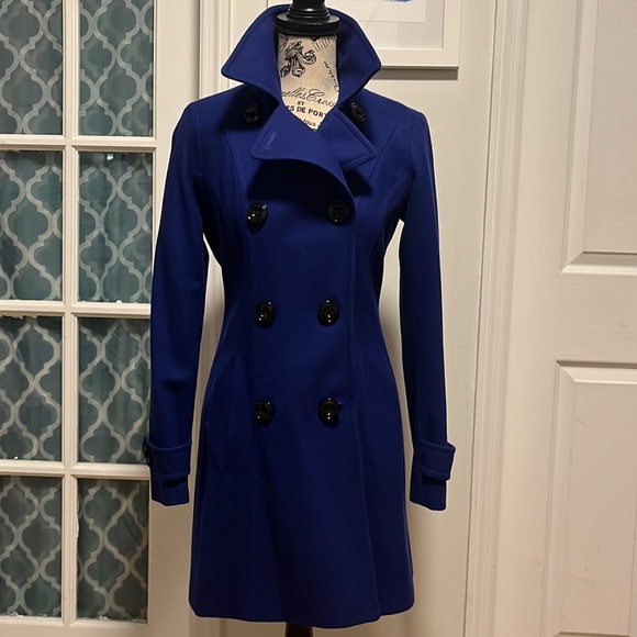 Women’s Anne Klein Double Breast Coat Sz XS - Picture 5 of 9